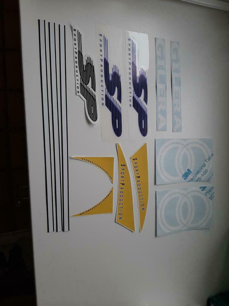 Gilera Runner SP geel/paars sticker/stickerset 50 125 180, Ophalen of Verzenden
