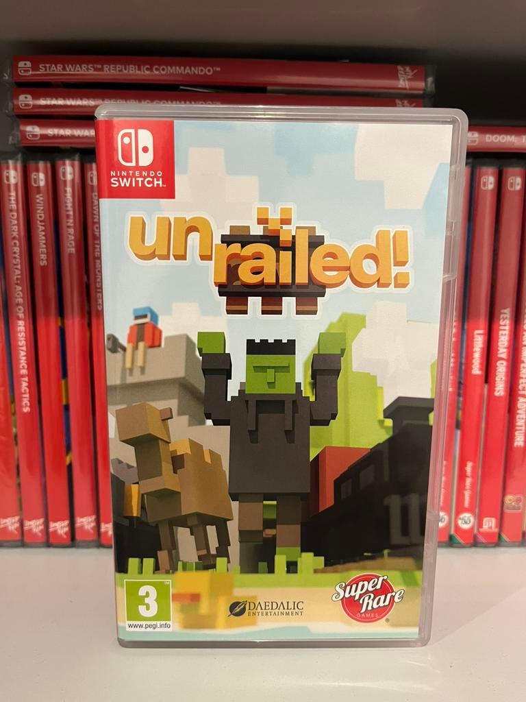 Unrailed (Nintendo Switch) - Super Rare, Spelcomputers en Games, 1 speler, Racen en Vliegen, Ophalen of Verzenden, Zo goed als nieuw