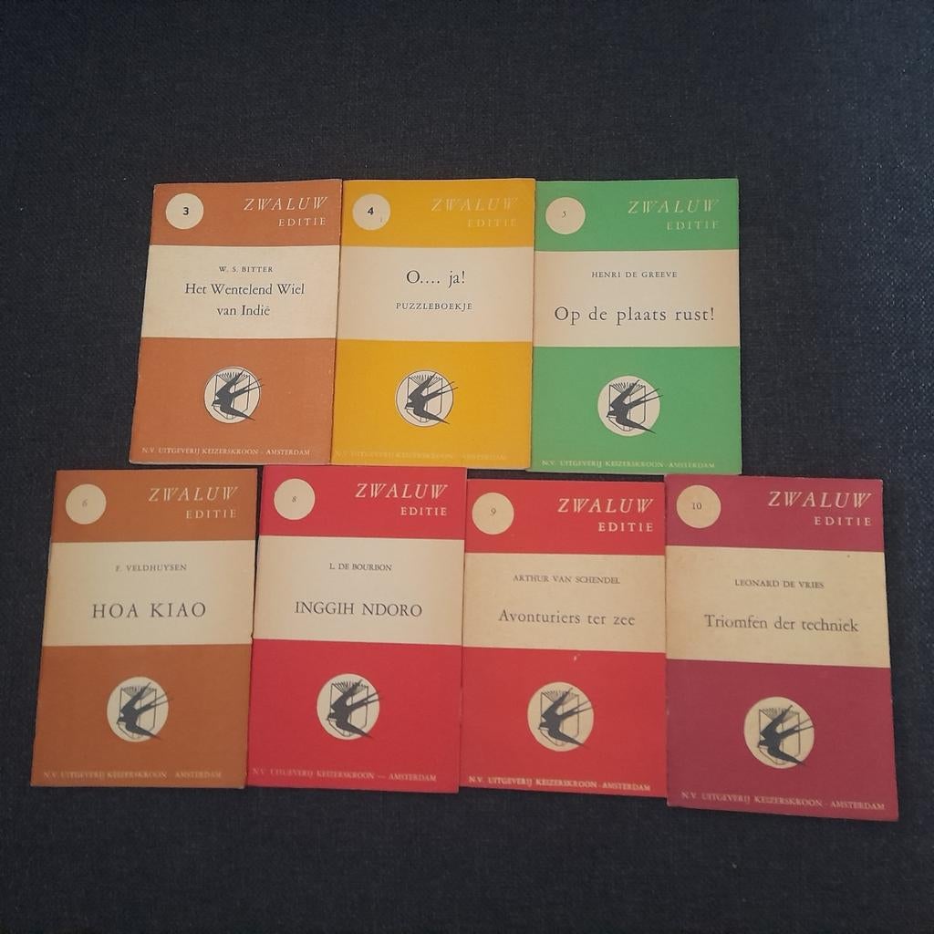 7 Zwaluw Editie Boekjes, Ophalen of Verzenden, Gelezen, Diverse, Nederland
