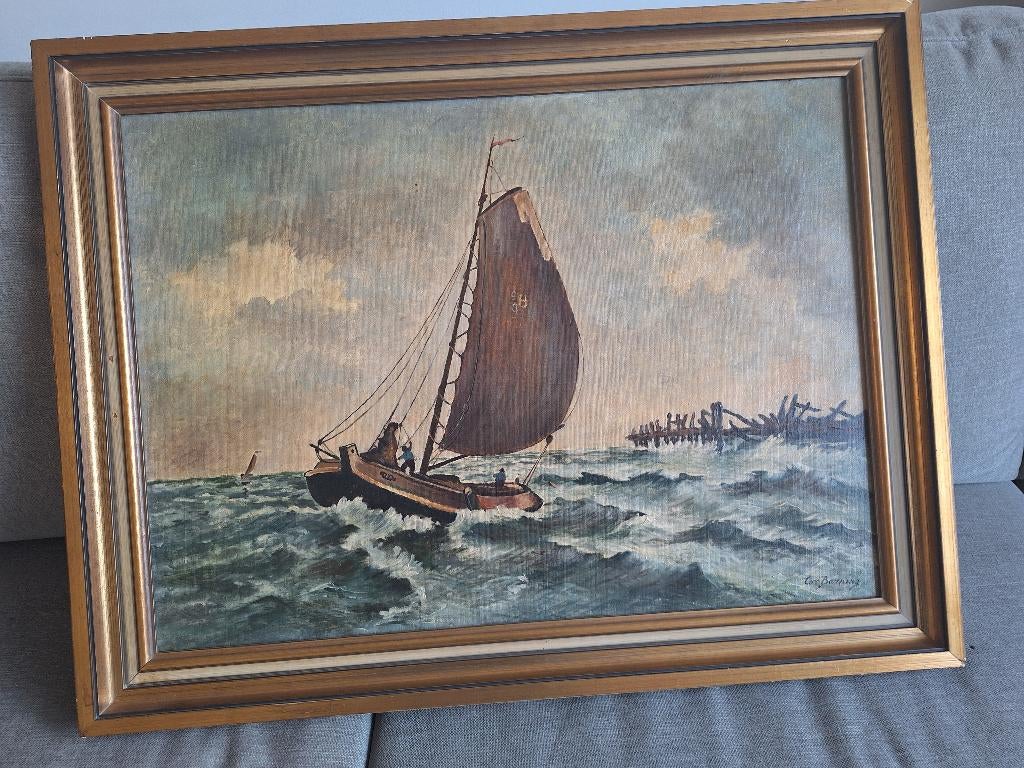 Schilderij Cor Barning, Ophalen