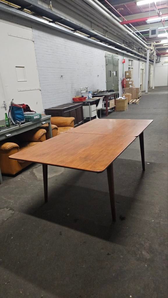 Webe jaren 60 vintage eettafel, Huis en Inrichting, Ophalen of Verzenden, Rechthoekig, 200 cm of meer, 50 tot 100 cm