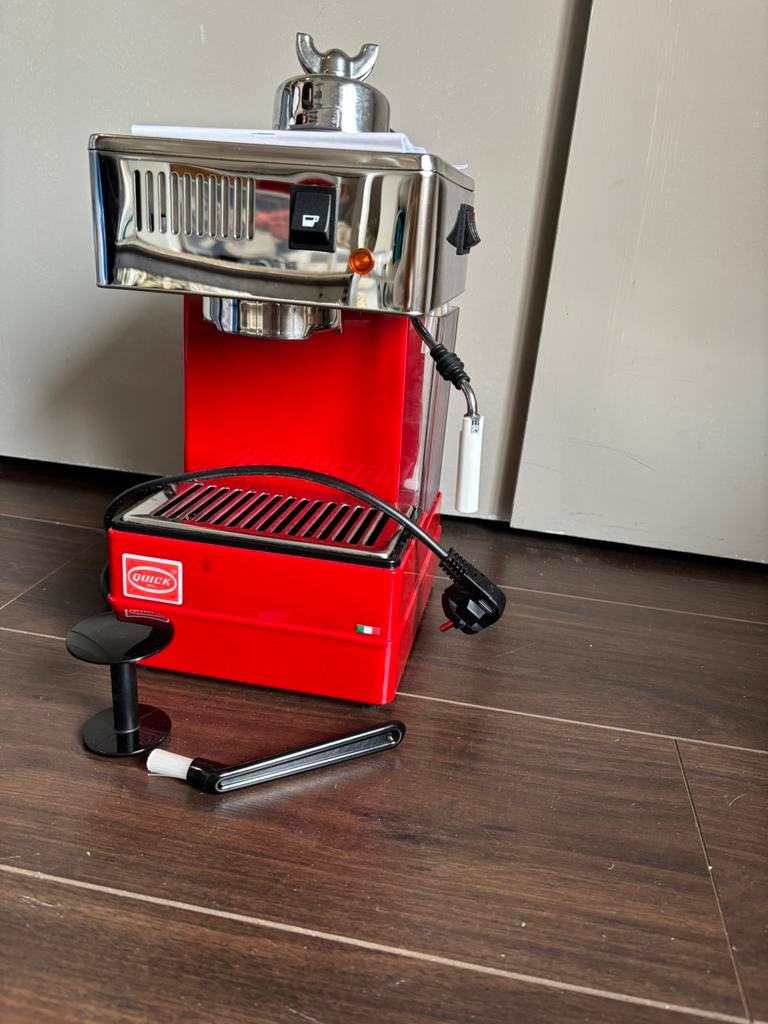 Quickmill | espressomachine | koffie | rood | nieuw, Witgoed en Apparatuur, Koffiezetapparaten, Espresso apparaat, Nieuw, Gemalen koffie