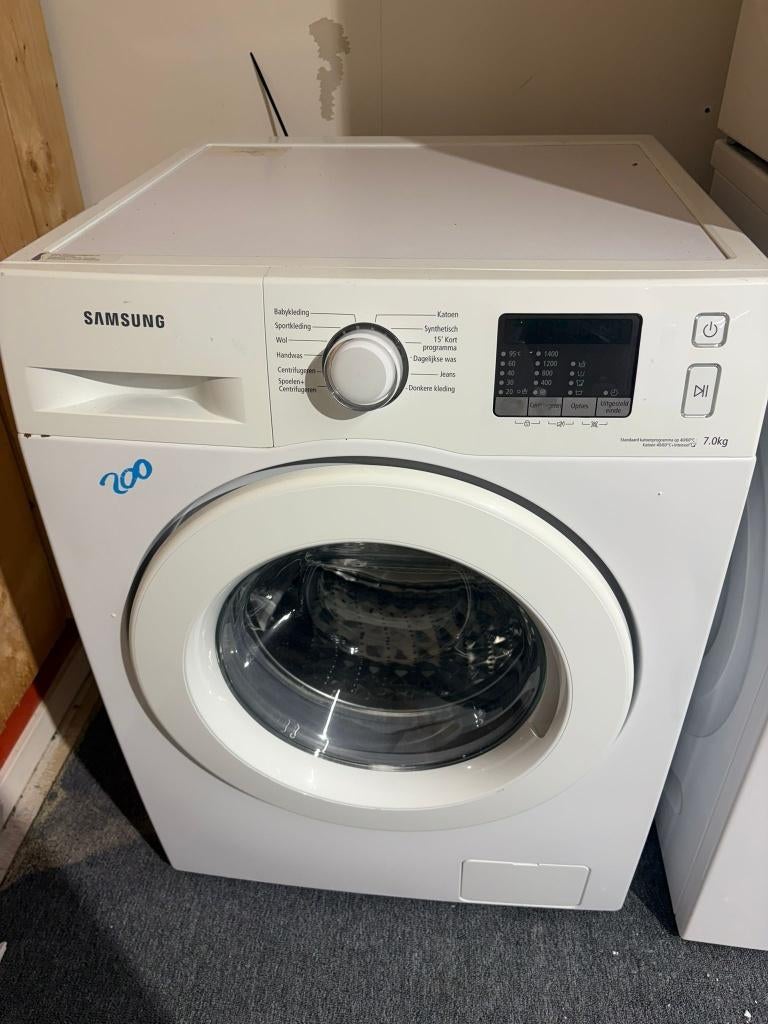 Samsung wasmachine - schoon - garantie, Gebruikt, Ophalen of Verzenden, Voorlader, 85 tot 90 cm