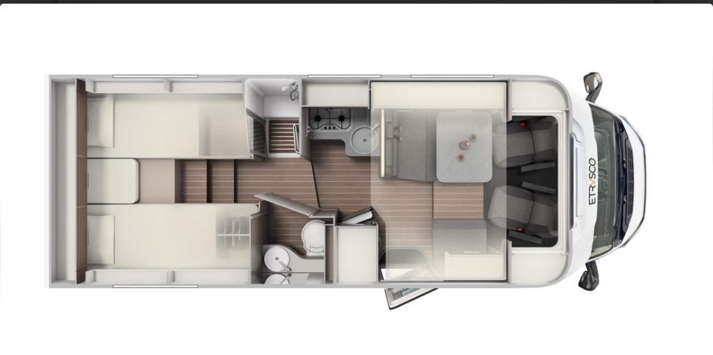 Te huur/te koop Etrusco  camper 4 pers. direct beschikbaar, Caravans en Kamperen, Verhuur