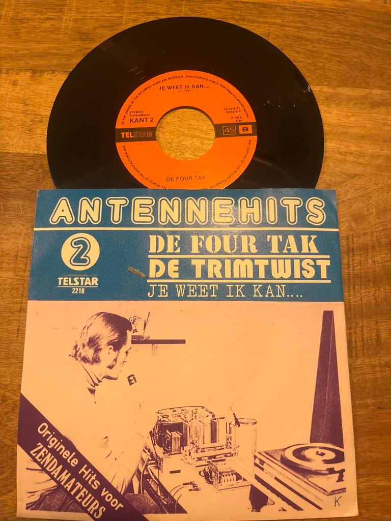 De Four Tak - Antennehits 2 - Single, 7 inch, Single, Ophalen of Verzenden, Zo goed als nieuw