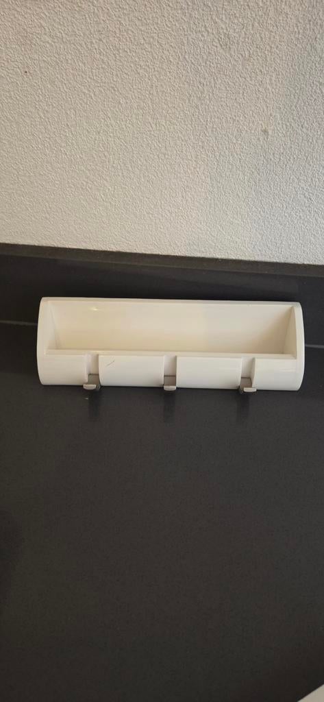 UMBRA kapstokje 3 haaks met sleutelbakje., Ophalen, Hout, Wandkapstok, Minder dan 100 cm