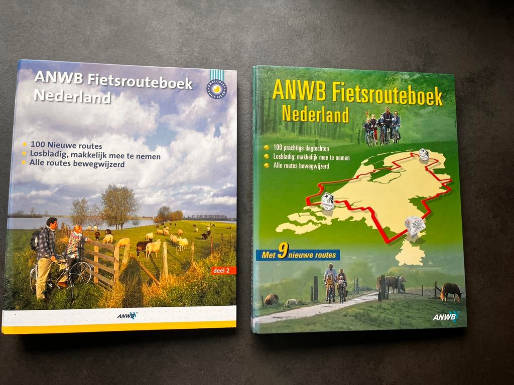 ANWB fietsrouteboeken Nederland deel 1 en 2, Ophalen of Verzenden, Nieuw