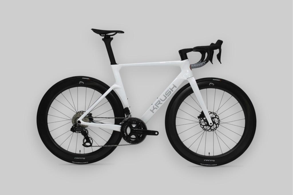 Krush Aero Disc White, Fietsen en Brommers, Fietsen | Racefietsen, Overige merken, 28 inch, Carbon, Krush Bikes