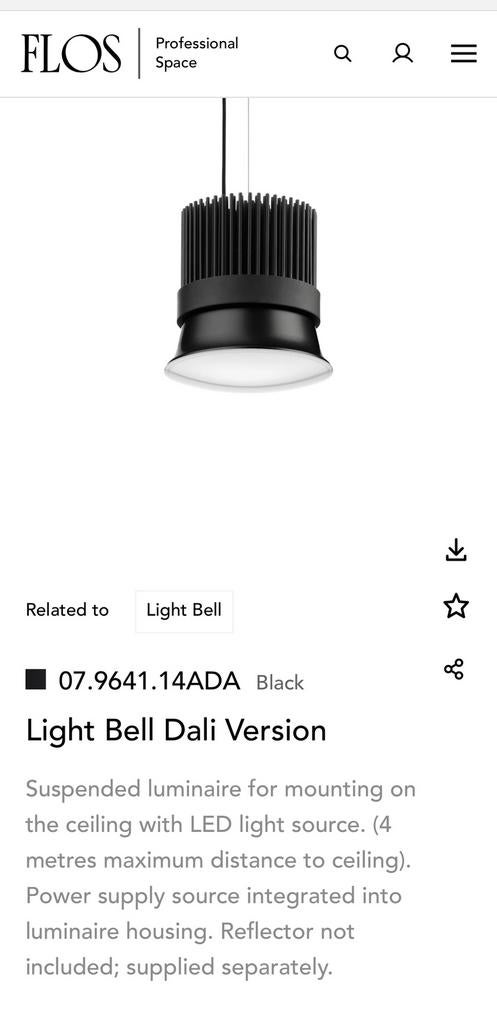 Industriële Loft Lamp. Dimbaar, Ophalen, Gebruikt, Modern stylistisch Italiaanse ontwerper, Metaal