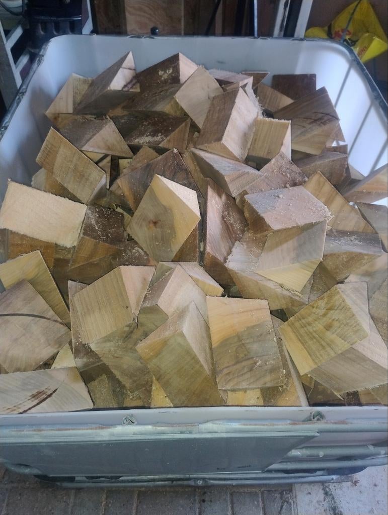 Haardhout populier 20euro per krat, Tuin en Terras, Haardhout, Minder dan 3 m³, Ophalen