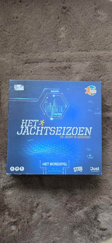 Het Jachtseizoen Bordspel - De Jacht is Geopend!, Ophalen of Verzenden, Zo goed als nieuw, Een of twee spelers, Just Entertainment