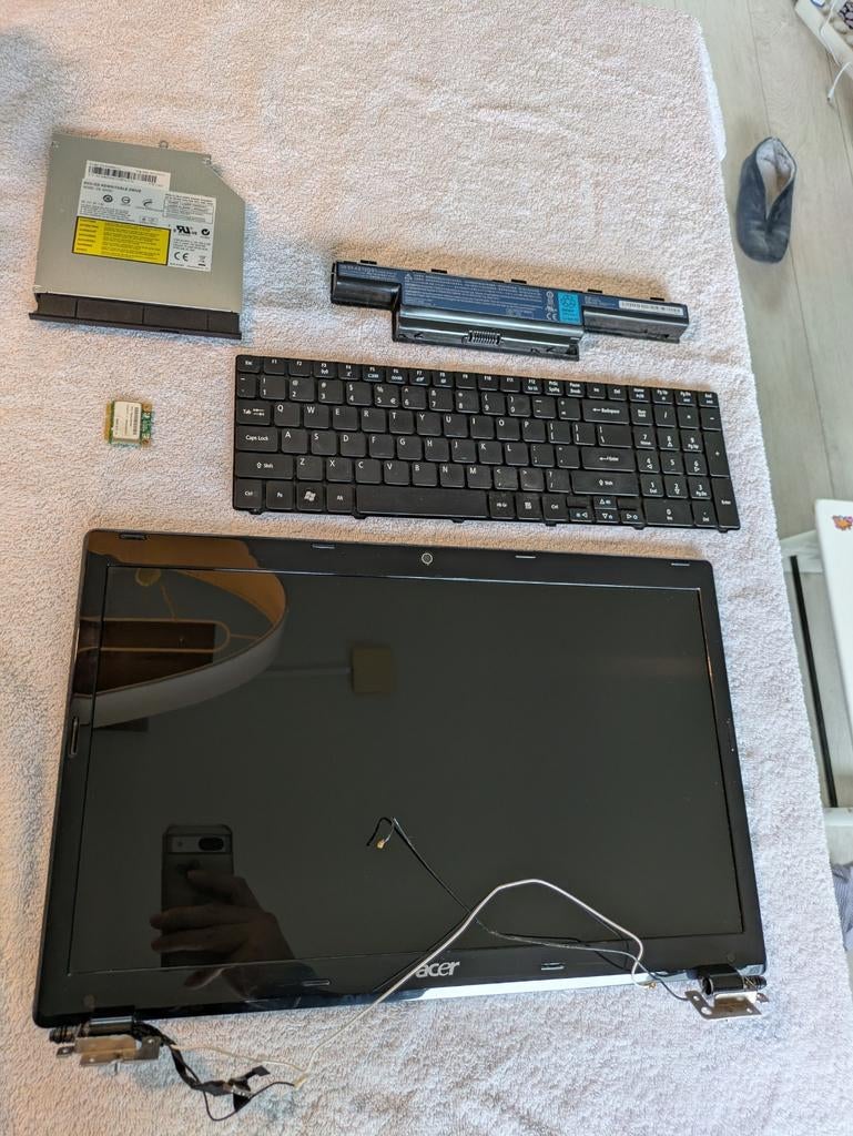 Acer Aspire 7551/7741 Onderdelen - 17.3" Scherm, Ophalen of Verzenden, Gebruikt