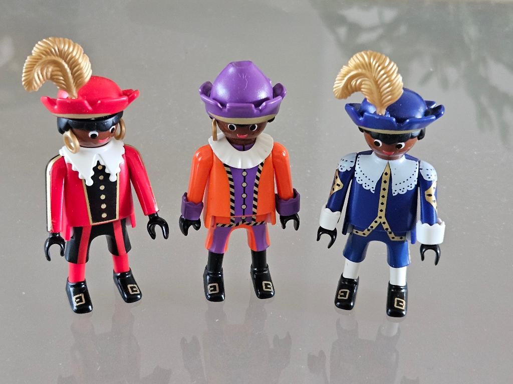 Playmobil  zwarte pieten trio, Ophalen of Verzenden, Zo goed als nieuw