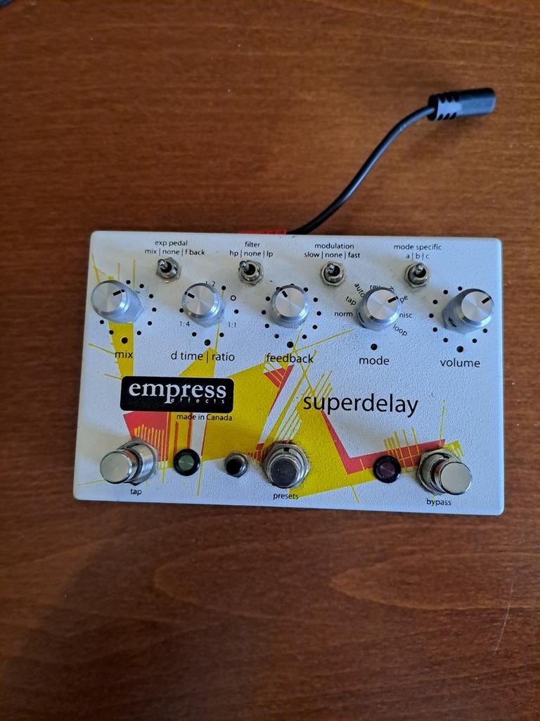 Empress Superdelay - Vintage Delay Pedaal, Ophalen of Verzenden, Zo goed als nieuw, Delay of Echo