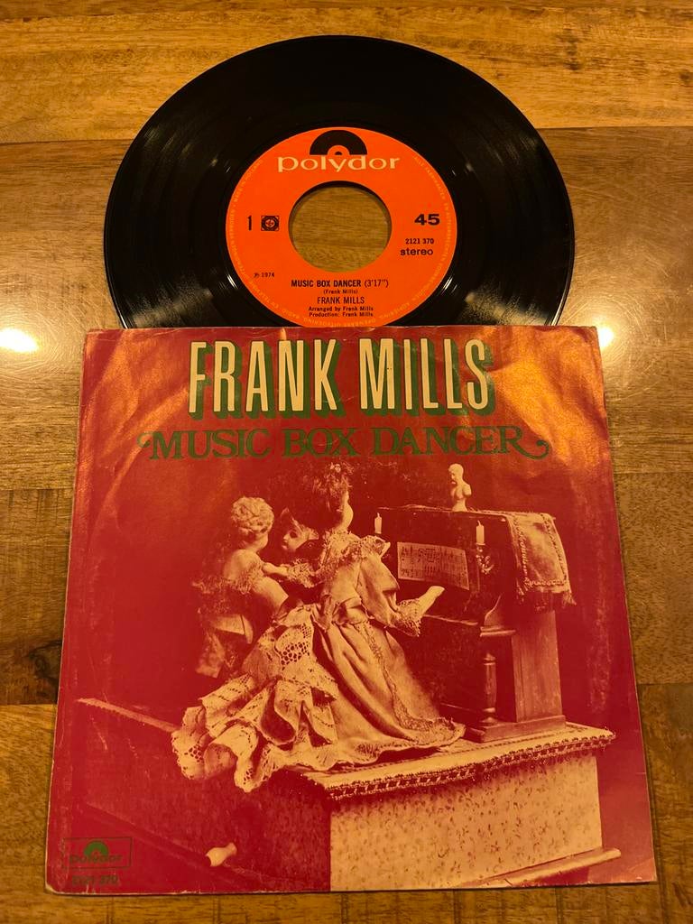 Frank Mills - Music Box Dancer Vinyl Single, Ophalen of Verzenden, Gebruikt, Overige formaten