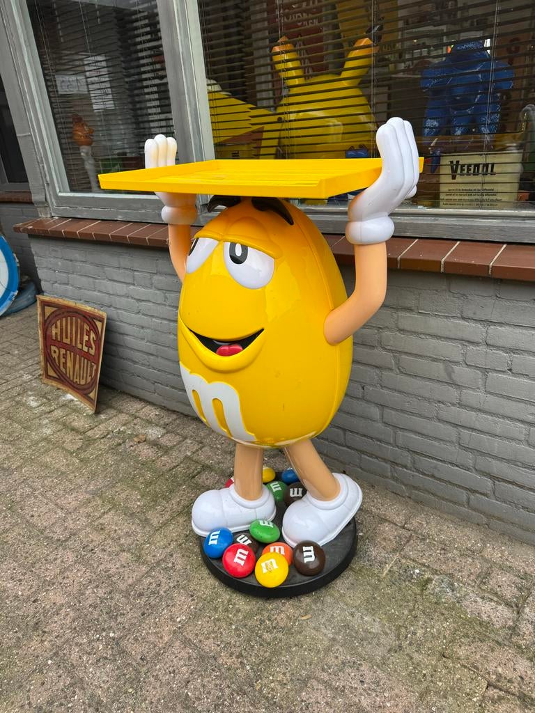 M&M's Reclamebeeld - Geel Display, Ophalen, Gebruikt, ., .