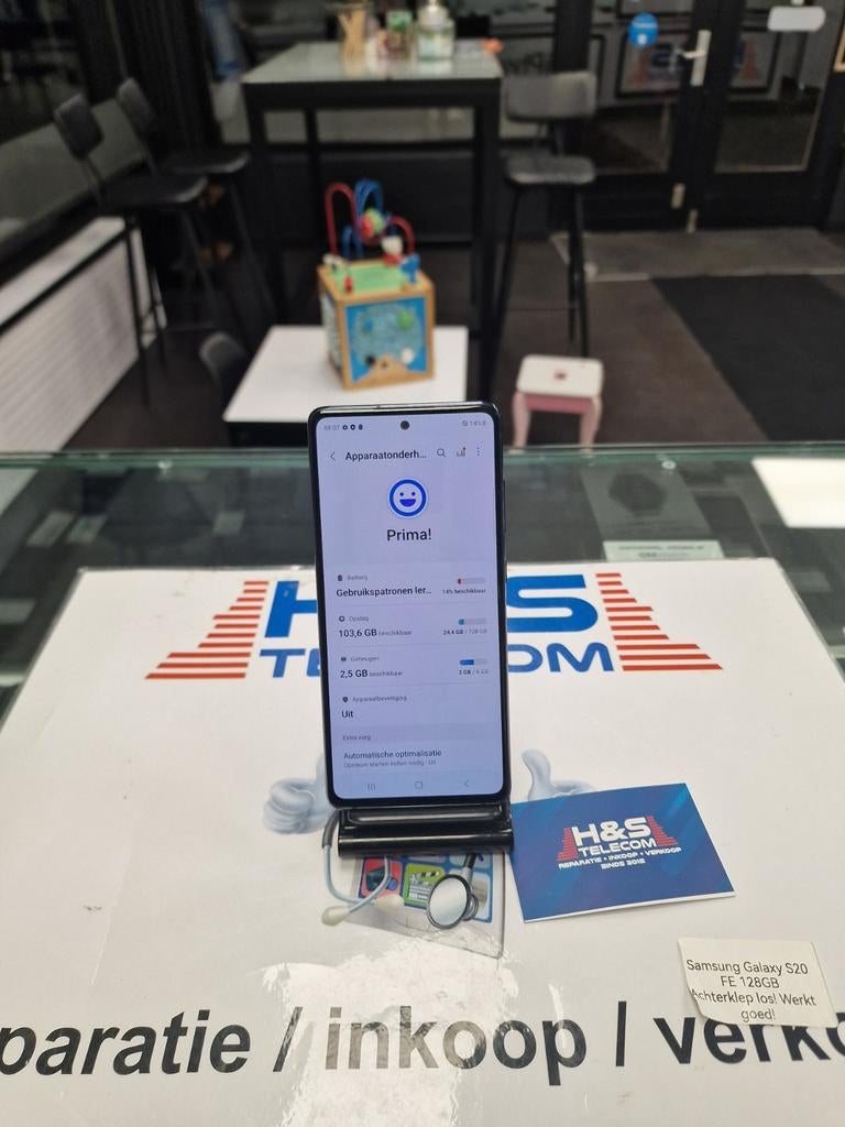 Samsung Galaxy S20 FE 128GB  grijs 2 jaar garantie