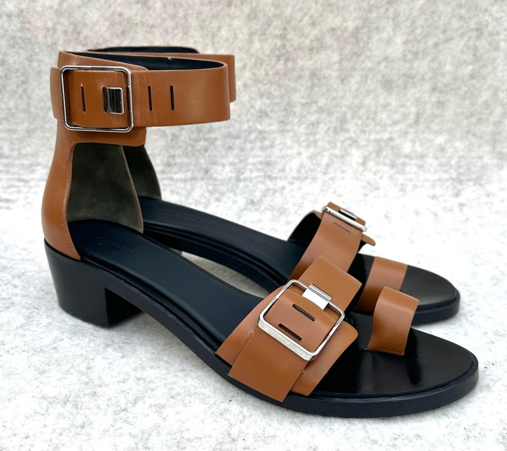 Alexander Wang sandalen 39,5, Alexander Wang, Bruin, Zo goed als nieuw, Sandalen of Muiltjes