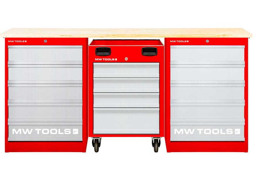 Modulaire werkbank Multiplex met 2 ladekasten MW Tools, Ophalen of Verzenden, Nieuw