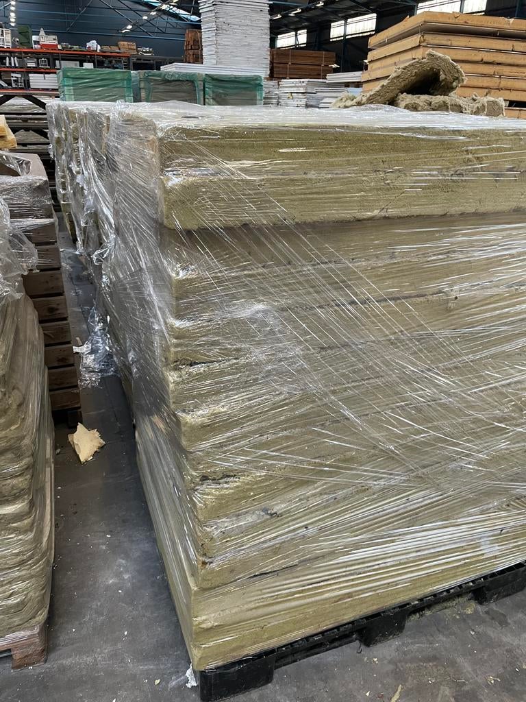Harde persing steenwol 100mm, Doe-het-zelf en Verbouw, Isolatie en Afdichting, Zo goed als nieuw, Steenwol, 8 tot 12 cm, 15 m² of meer