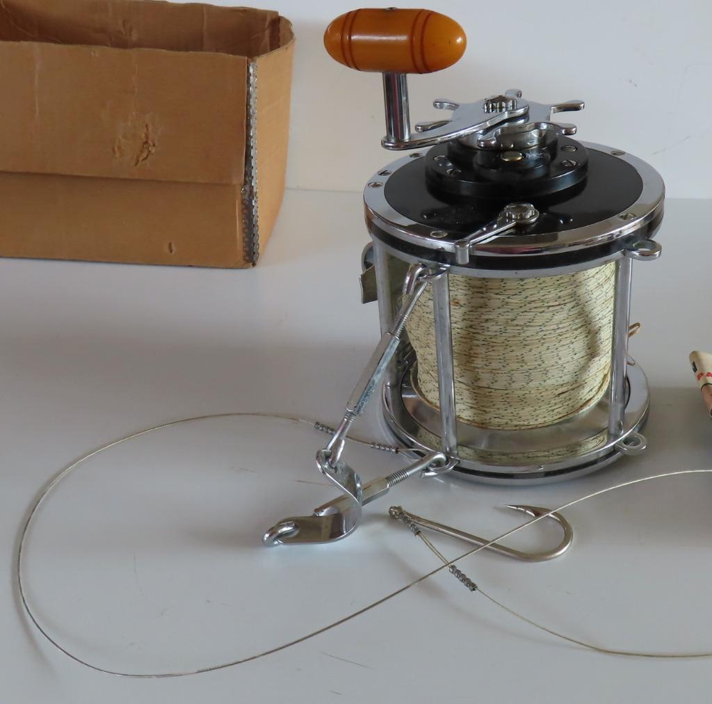 Vintage (1938-1940) PENN SENATOR REEL 12/0 BIG GAME FISHING, Verzenden, Zo goed als nieuw, Molen