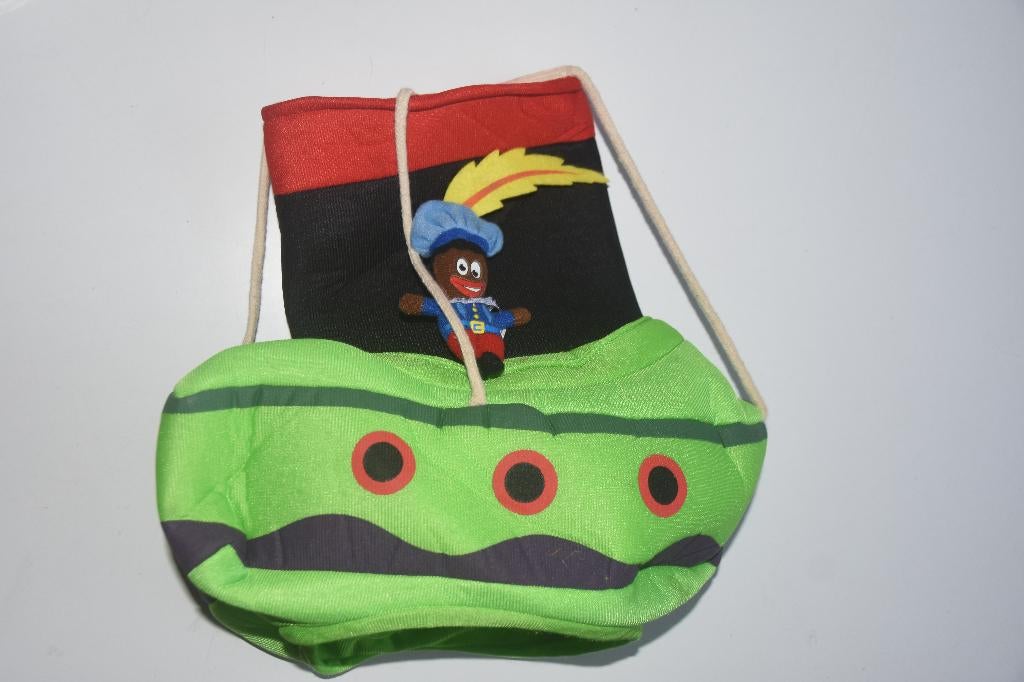 Stoomboot muts met Pietje Sinterklaas Plus Carnaval, Diversen, Sinterklaas, Verzenden, Nieuw