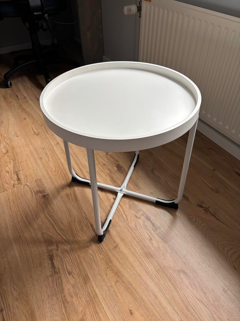Kleine tafel van de Trendhopper., Huis en Inrichting, Minder dan 55 cm, Rond, Zo goed als nieuw, Ophalen