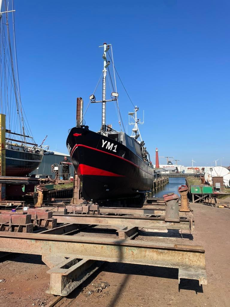 Schitterende ex viskotter 180 pk mitsubischi dsl, Watersport en Boten, Beroepsscheepvaart, Verzenden, Diesel, Kotter