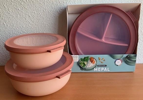 Mepal  Cirqula: Schalenset in Nordic Pink / Vivid Mauve, Huis en Inrichting, Lochem, Nieuw, Ophalen of Verzenden, Mepal