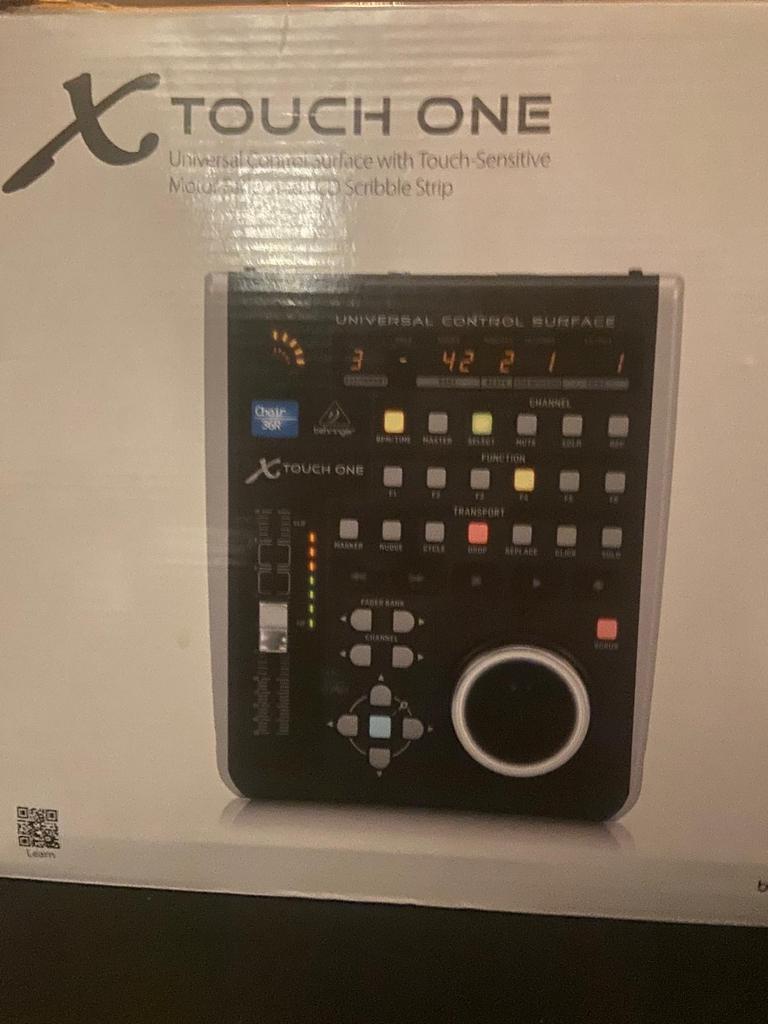 Behringer X-Touch One, Muziek en Instrumenten, Mengpanelen, Ophalen of Verzenden, Zo goed als nieuw, Minder dan 5 kanalen, Microfooningang