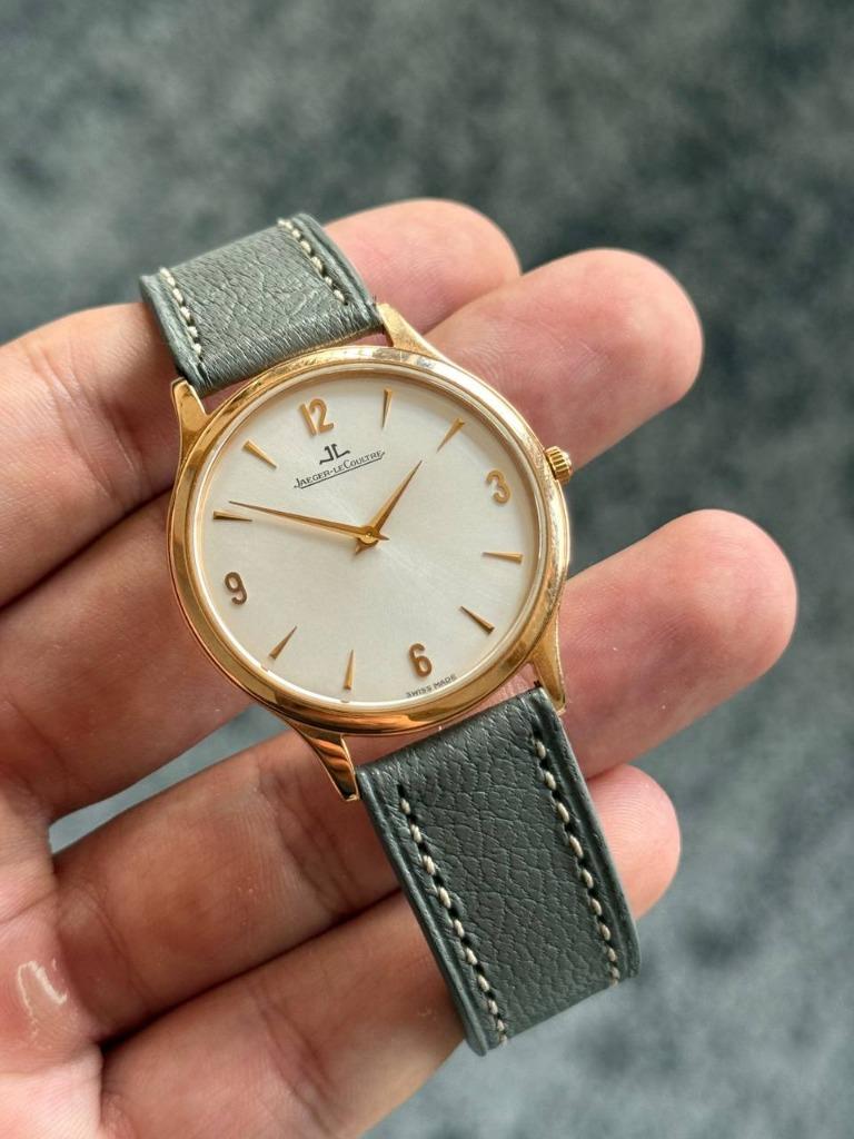 Jaeger-LeCoultre Master - Ultra Thin - 145.2.79, Leer, Rolex, Polshorloge, Ophalen of Verzenden