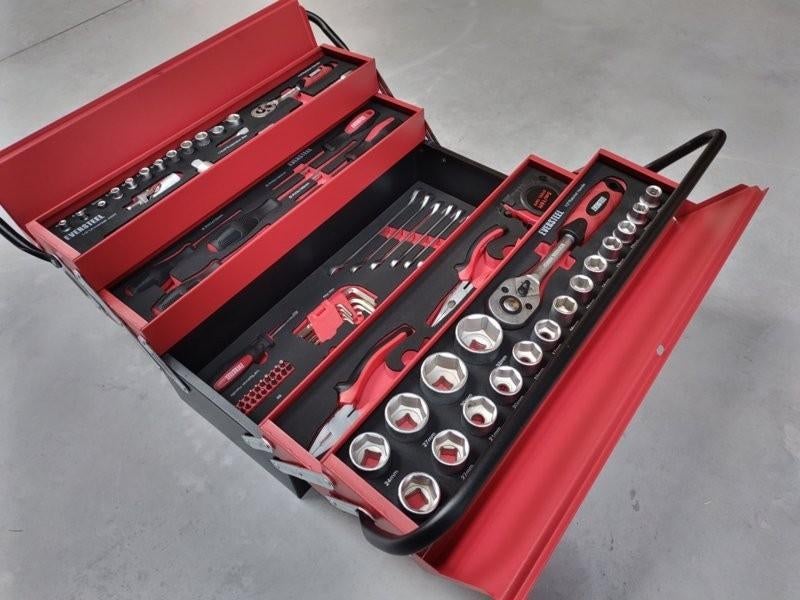 gereedschapskist vol gereedschap, Ophalen, Nieuw