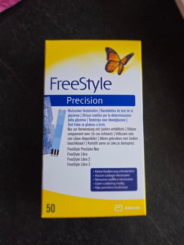 Freestyle precision teststrips 50 stuks, Diversen, Verpleegmiddelen, Ophalen, Nieuw