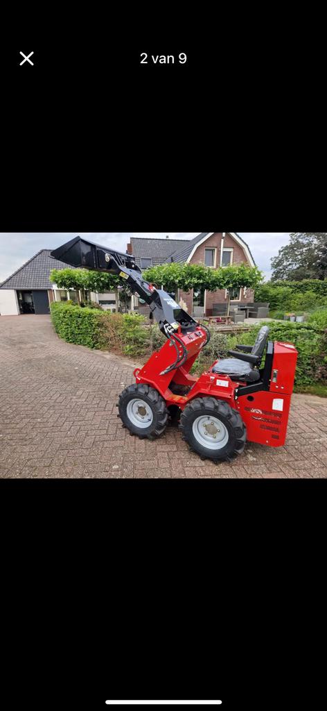 Schranklader, minishovel, bobcat, Ophalen, Zo goed als nieuw