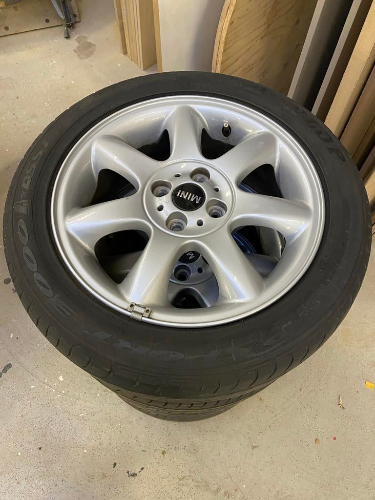 Mini Velgen met Banden, Auto-onderdelen, Banden en Velgen, Ophalen, Gebruikt, 15 inch, 175 mm