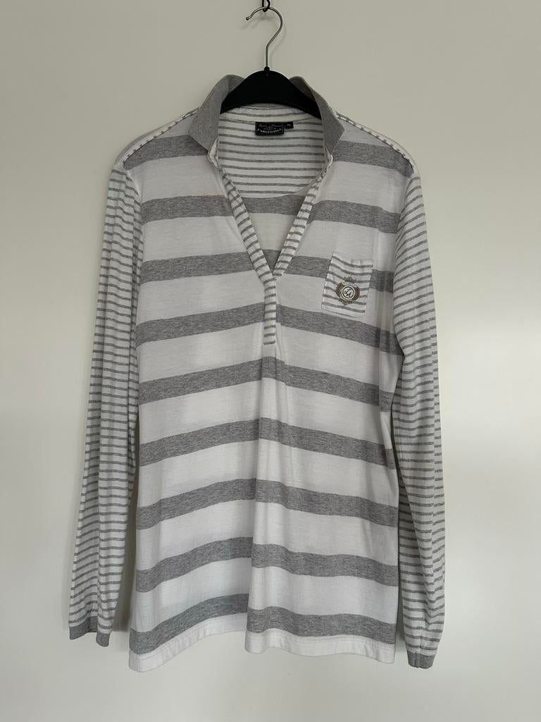 L'Argentina Sweatshirt Grijs/Wit Maat 42, Verzenden, Gedragen, Grijs