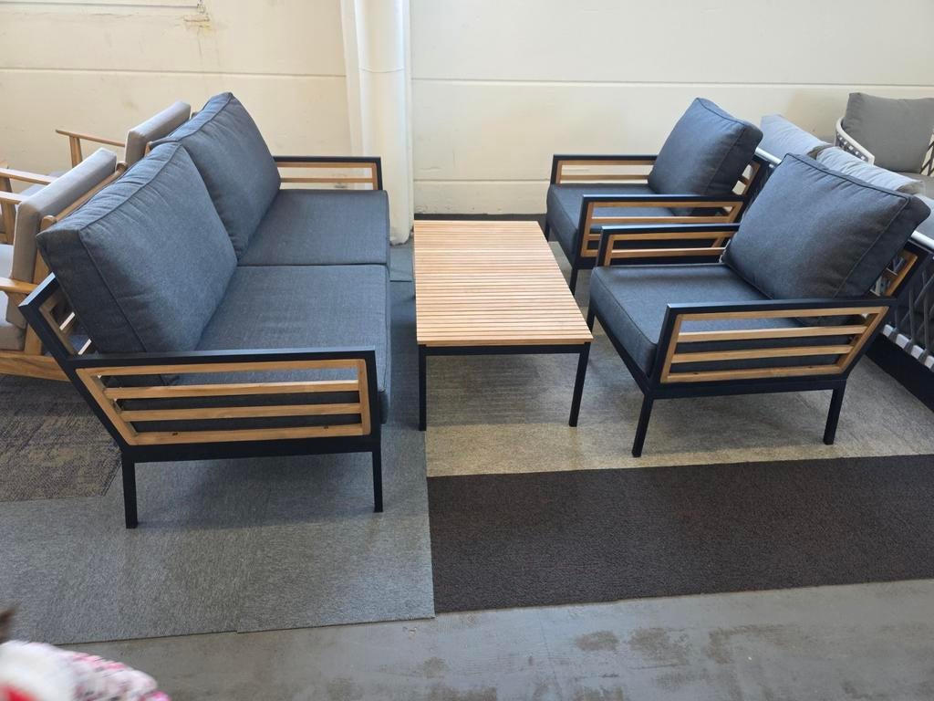 Mondial Living Brandon loungeset, aluminium,, Ophalen of Verzenden