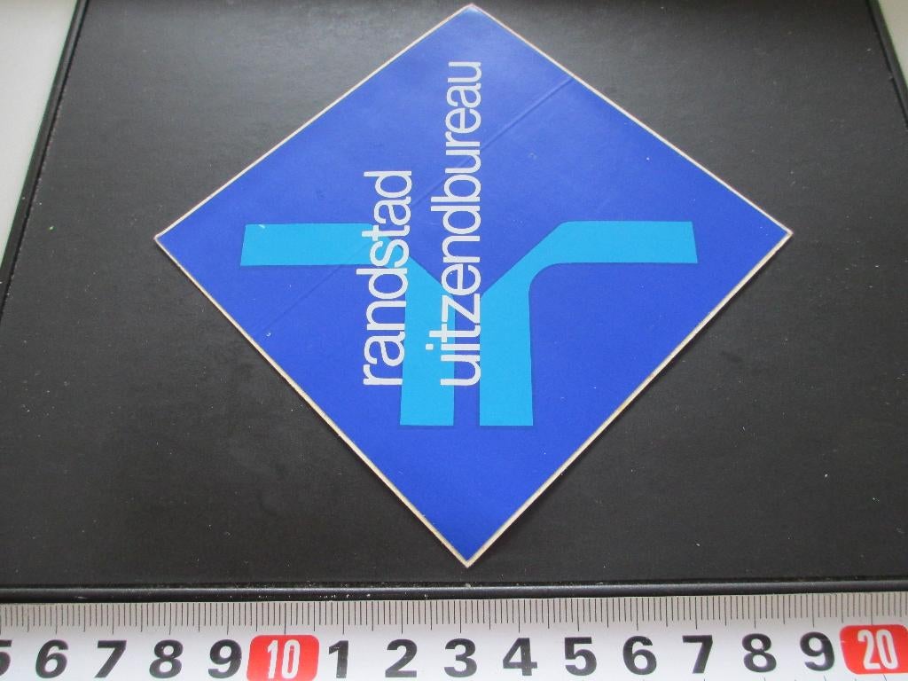 sticker logo randstad uitzendbureau, Verzamelen, Stickers, Ophalen, Zo goed als nieuw
