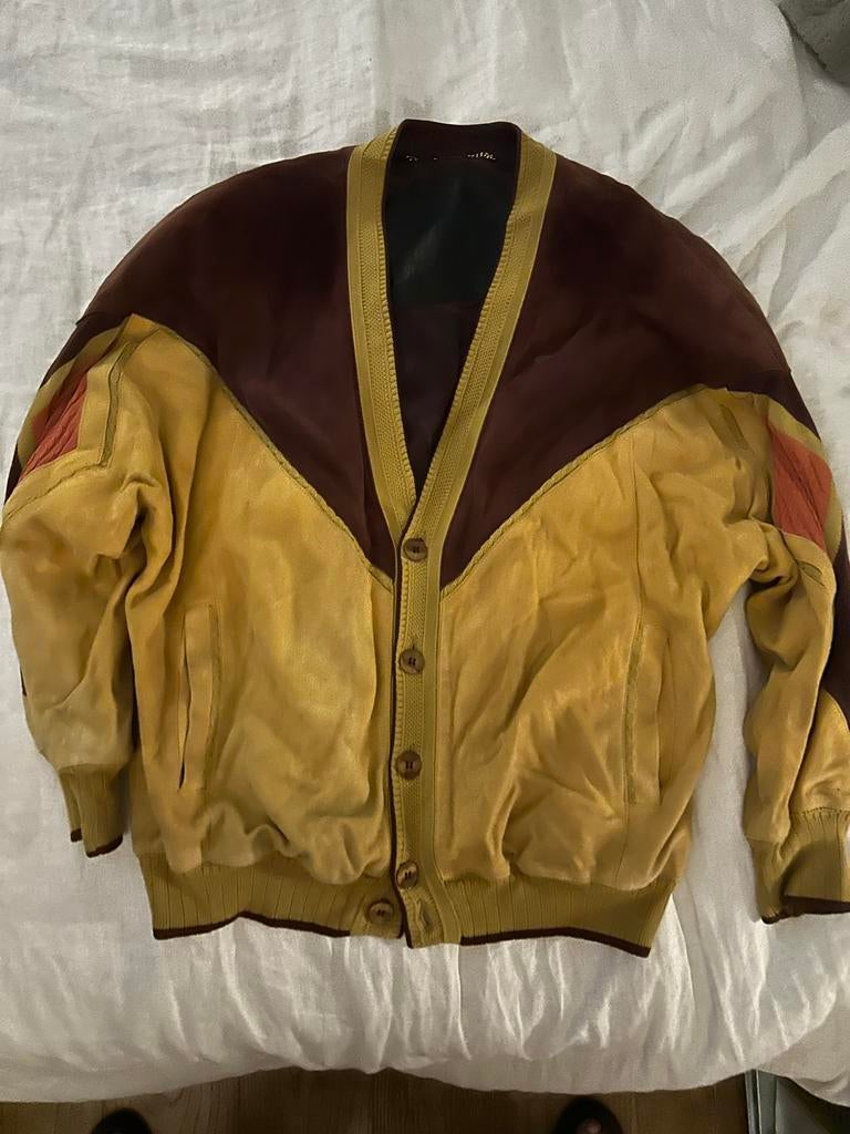 Vintage Jacket Torras Suède en Leer Jas, Kleding | Heren, Ophalen of Verzenden, Gedragen, Overige maten, Bruin