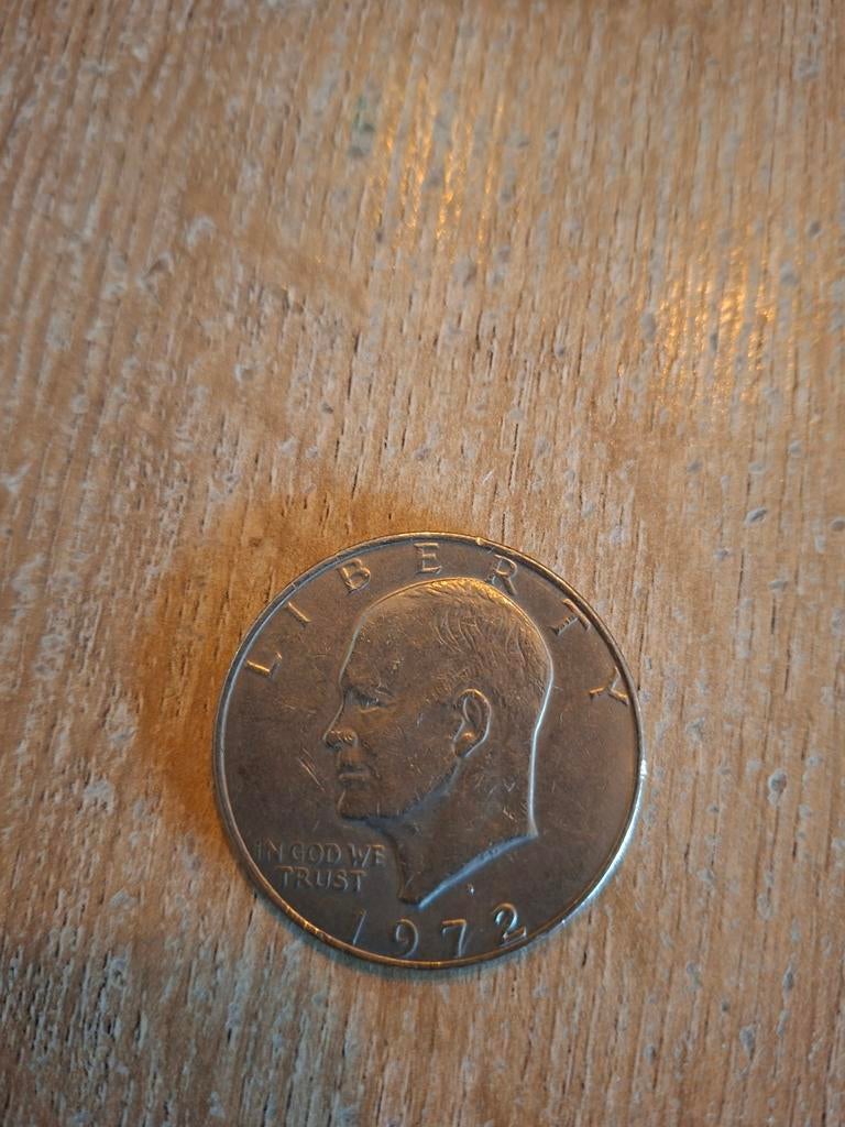 1972 Eisenhower Dollar, Postzegels en Munten, Munten | Amerika, Ophalen, Noord-Amerika, Losse munt, Zilver