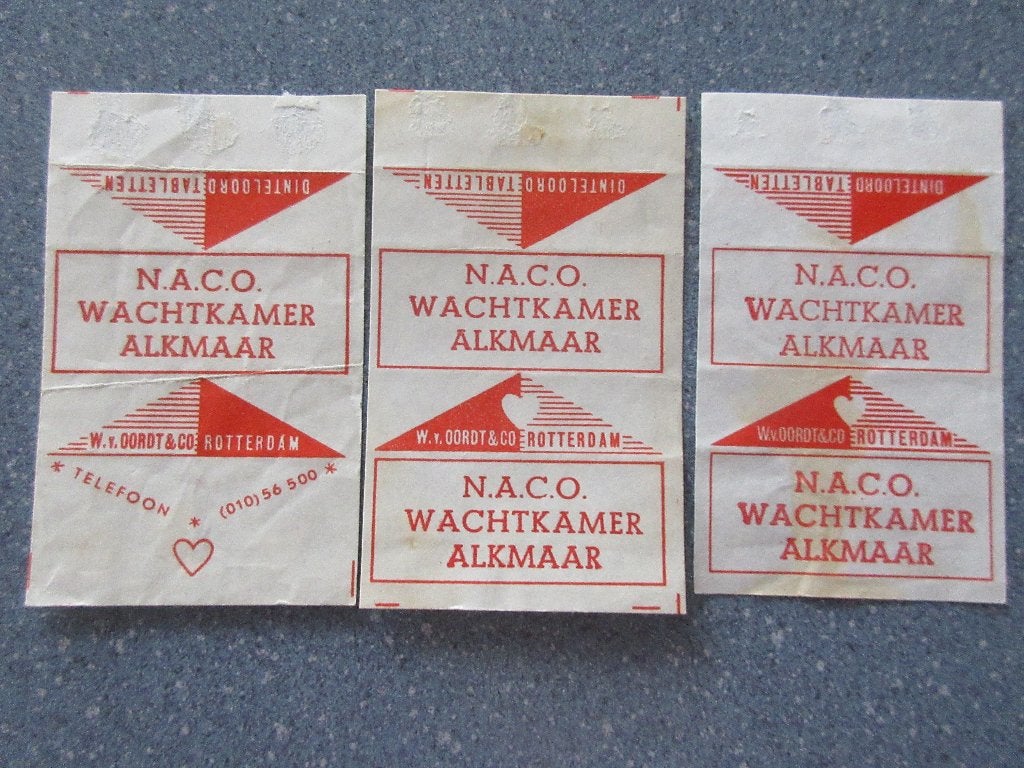 3 x Alkmaar, NACO Wachtkamer, Verzamelen, Verzenden, Nederland