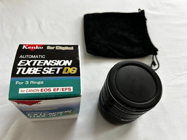 Kenko Extension tube set DG for 3 rings; for Canon EF/EFS, Canon, Overige typen, Ophalen of Verzenden, Zo goed als nieuw