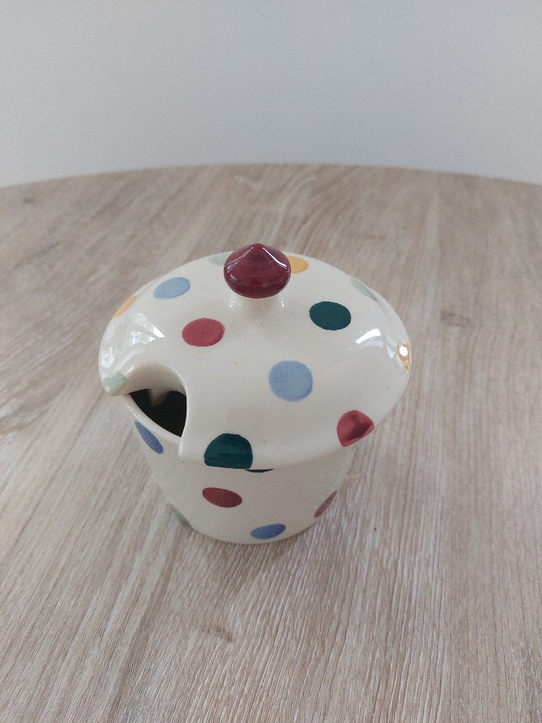 Emma Bridgewater suikerpotje polka dot, Huis en Inrichting, Overige typen, Ophalen of Verzenden, Zo goed als nieuw, Emma Bridgewater