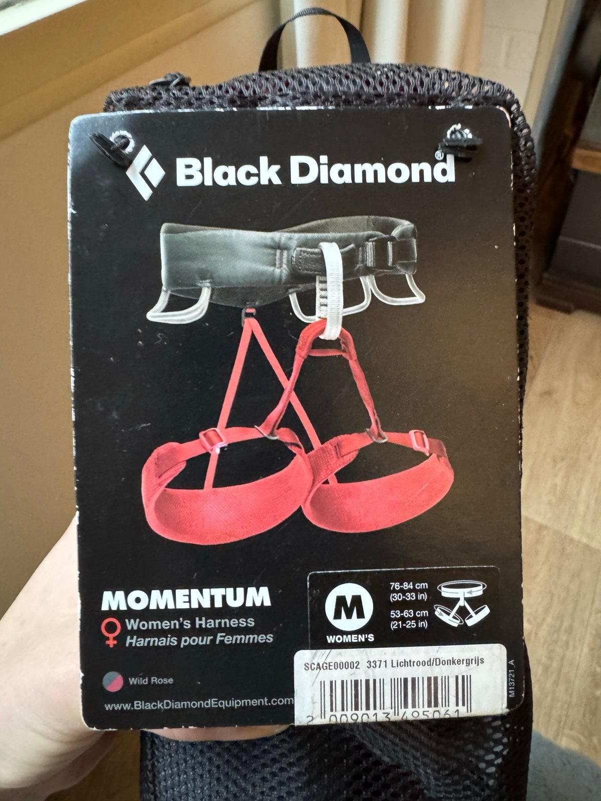 Black Diamond Momentum Women's Klimgordel Maat M, Sport en Fitness, Verzenden, Nieuw, Klimsport-accessoire