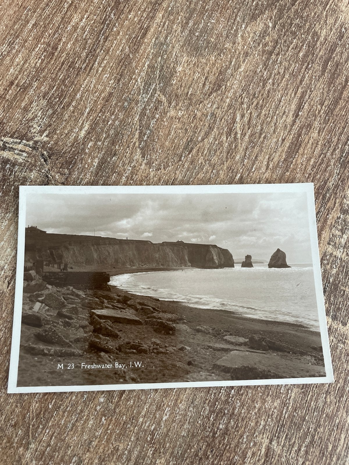 Oude ansichtkaart Freshwater Bay, Isle of Wight, Engeland, Ophalen of Verzenden, Ongelopen, Engeland