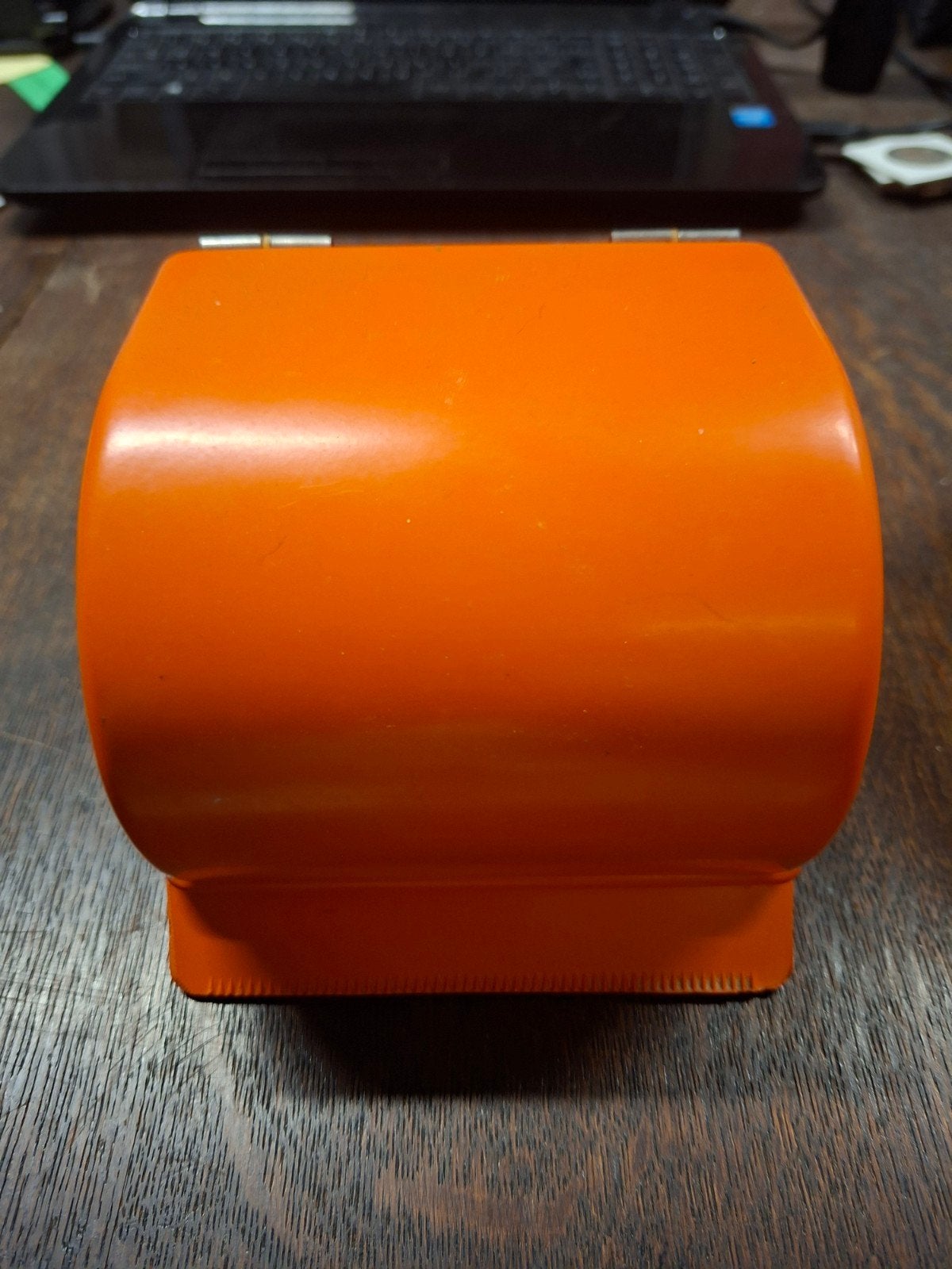 Vintage Space Age badkamerset oranje - Italiaans design, Ophalen of Verzenden
