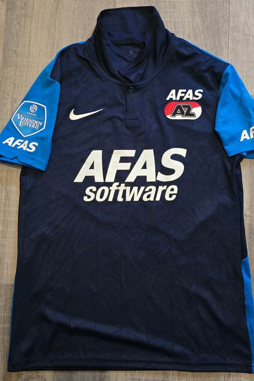 AZ Matchworn Thuisshirt 20/21 - Boadu #9, Ophalen of Verzenden, Gedragen, Blauw, Voetbal