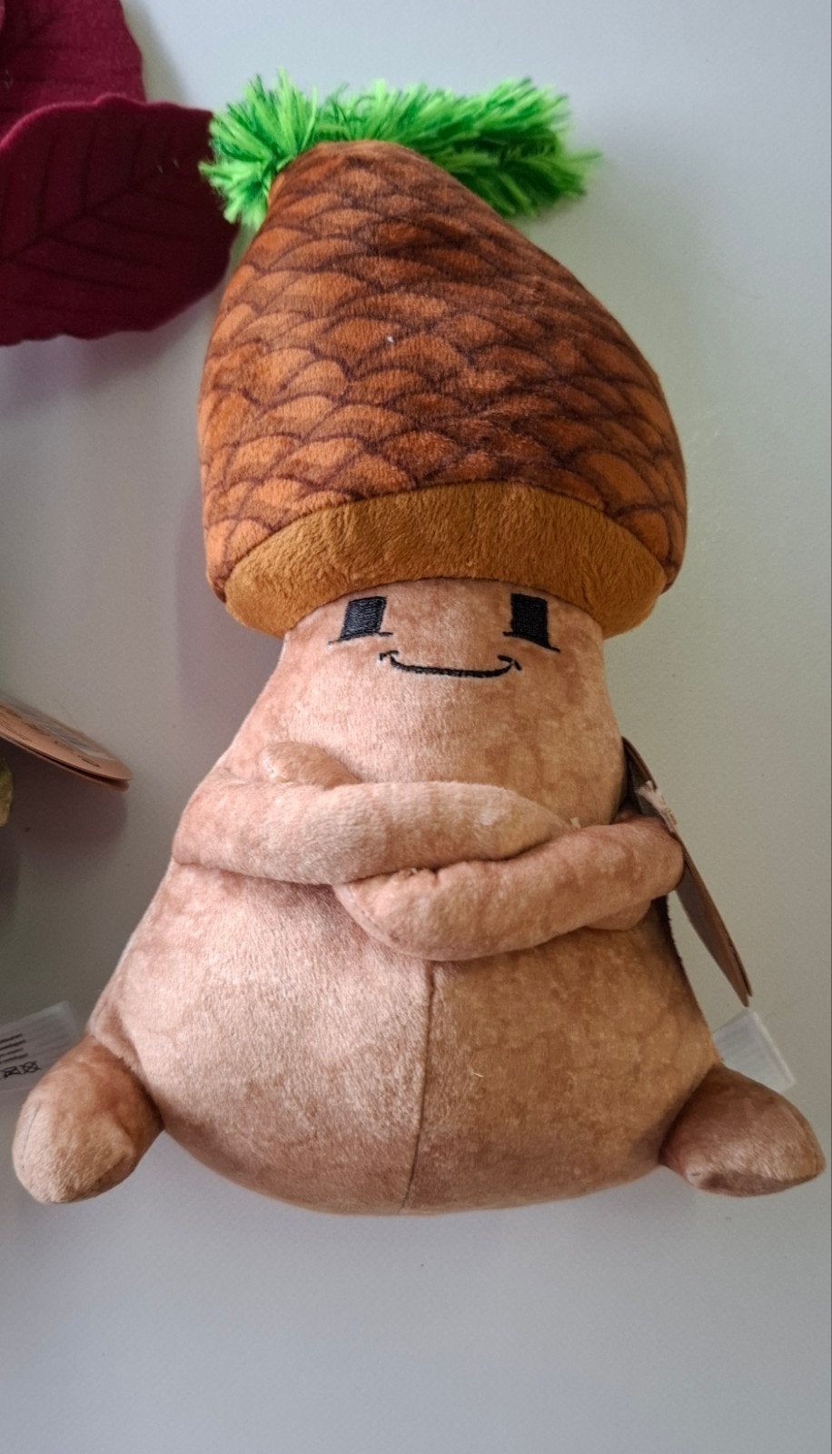 partij 31 stuks Leuke knuffels: boomstronk, dennenappel en a, Onbekend@voorbeeld.com, Onbekend, Ophalen of Verzenden, Zo goed als nieuw