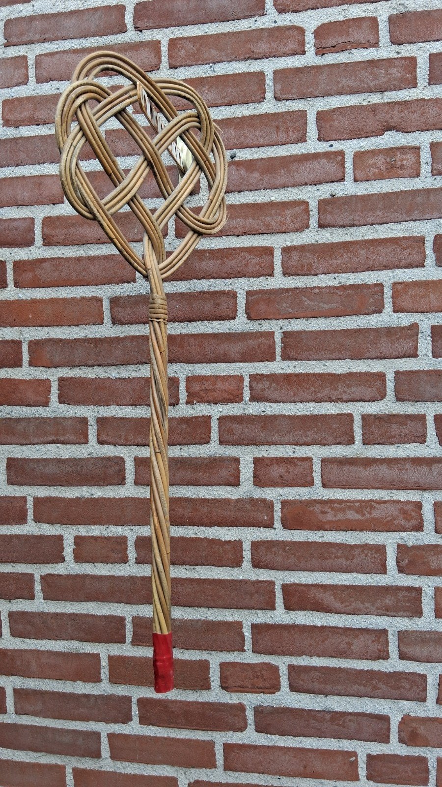 Vintage rotan mattenklopper, Ophalen of Verzenden
