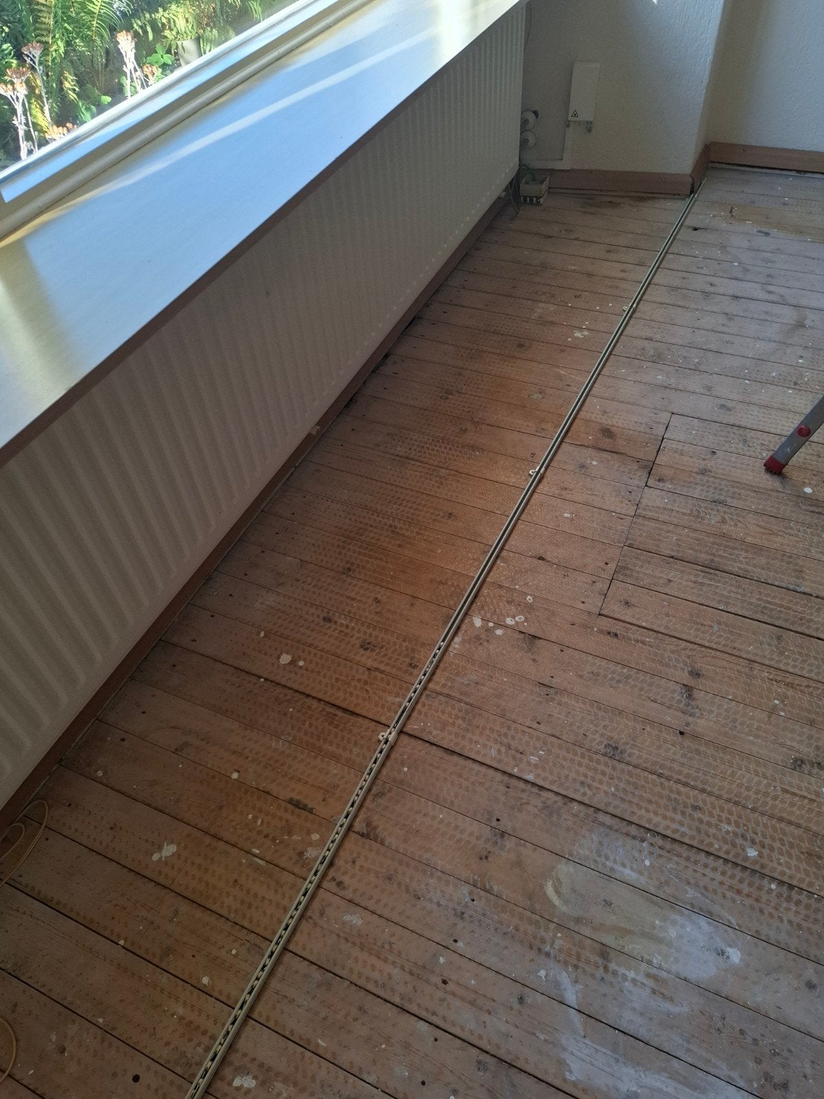 Complete gordijnrail van ruim 3.10 meter met accessoires, Ophalen, Inclusief montageonderdelen, Gebruikt, Metaal